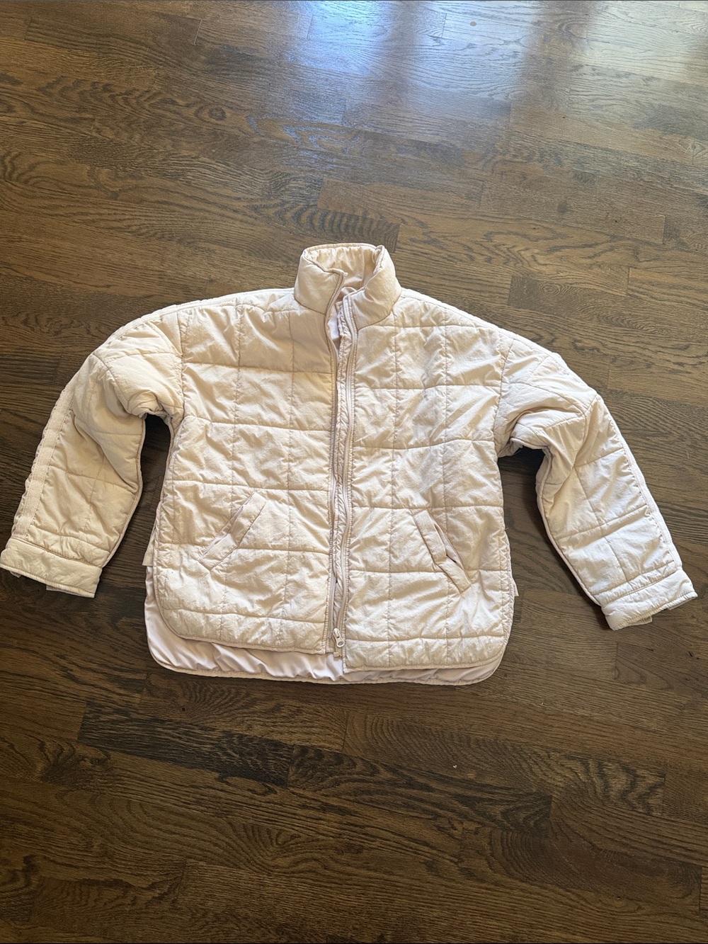 Lightweight Quilted Jacket - Cream